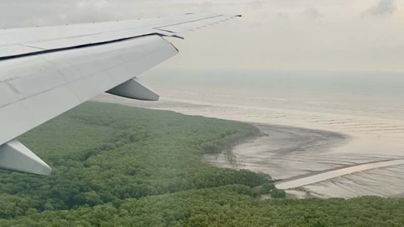 Landeanflug auf Panama